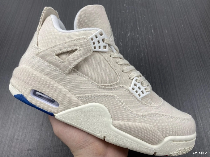 DQ4909-100 Jordan (W) 4 Blank Retro Canvas 0716